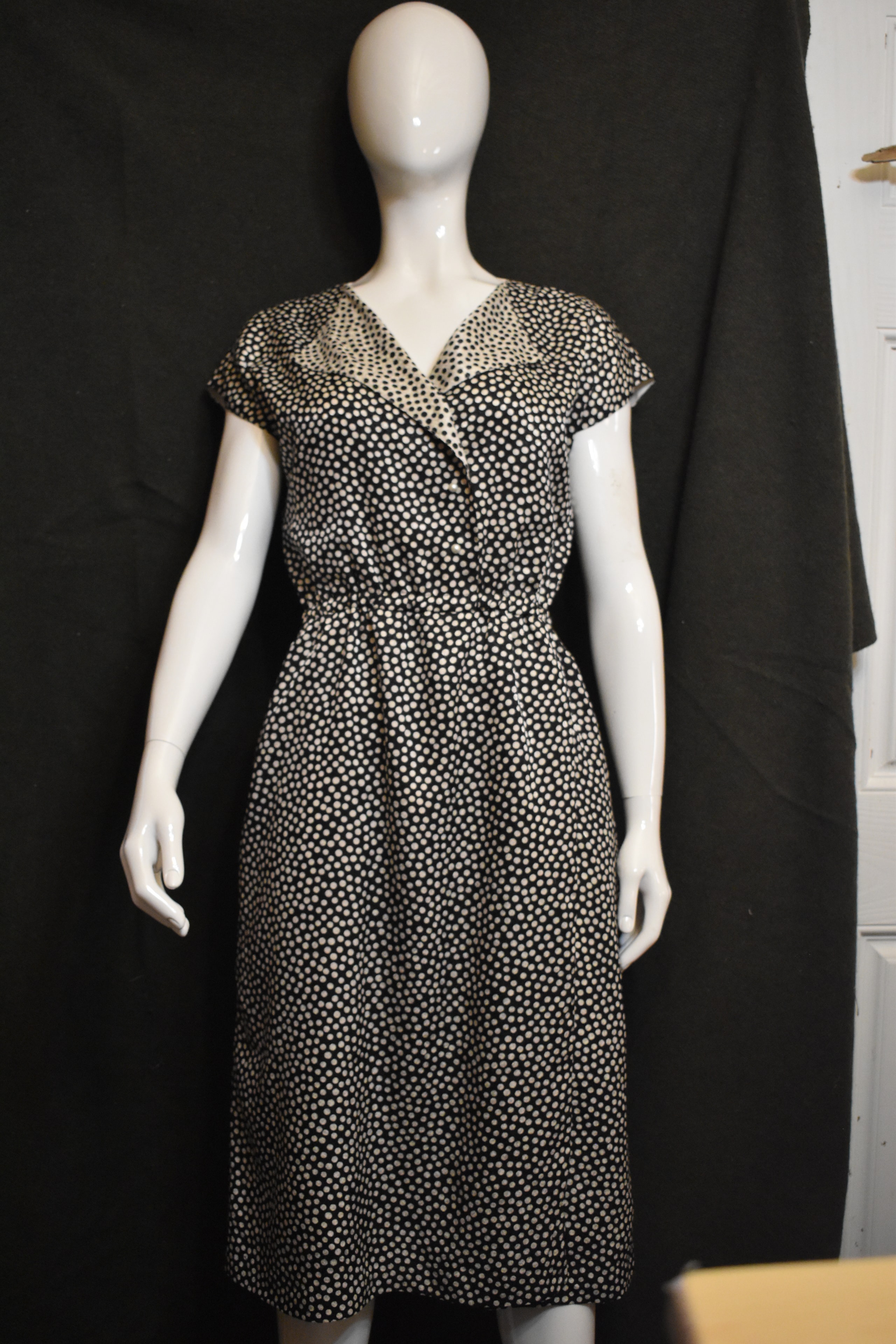 Black & White Polka Dot Dress