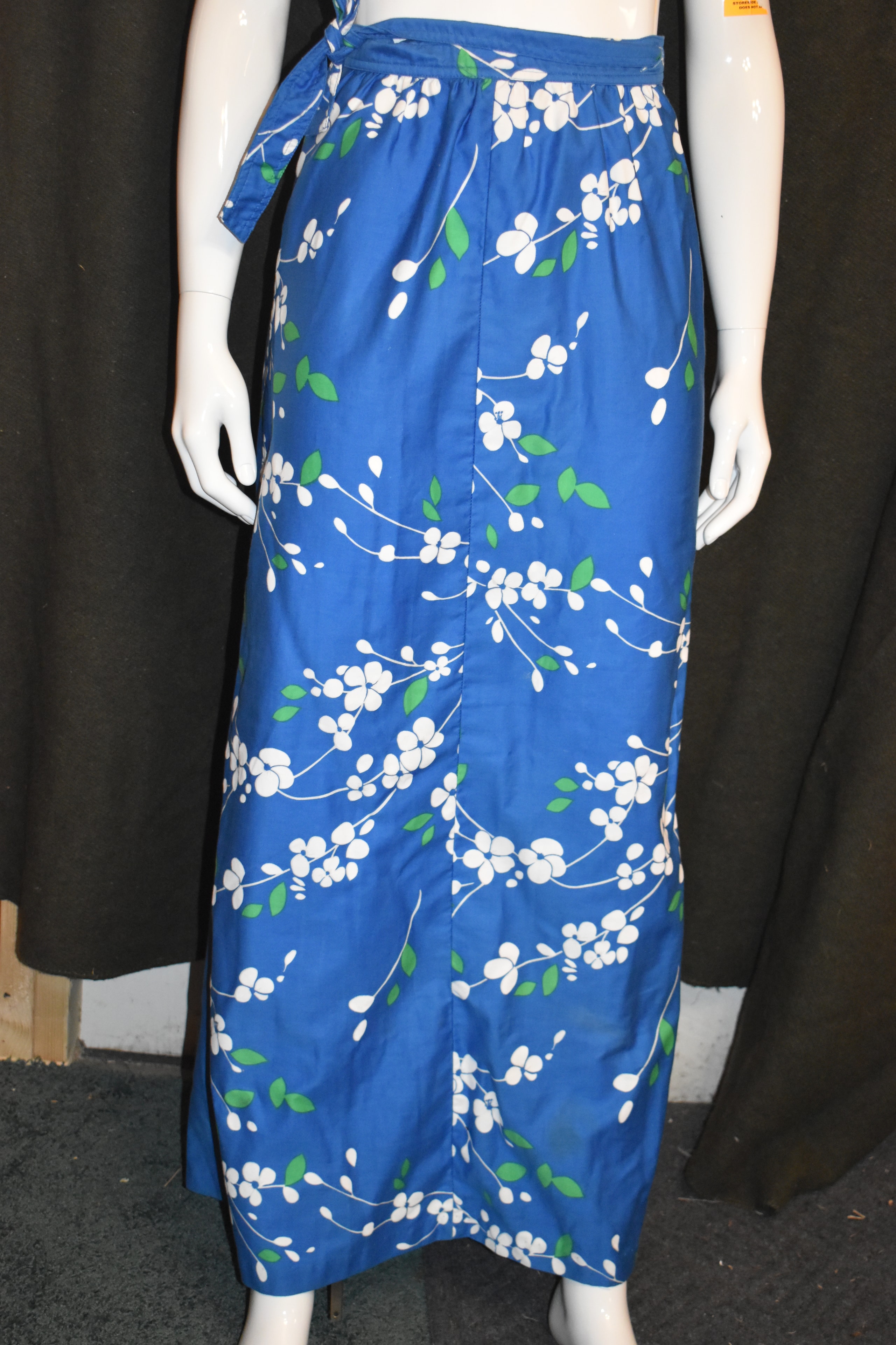 Talbots Cobalt Floral Print Dress